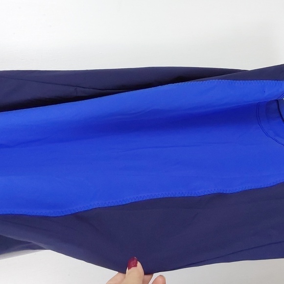 Athleta- Black/Blue Colorblock Racerback Athleisure Dress Activewear Sz.S - Picture 5 of 8